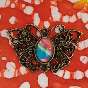 Handmade Butterfly Pendant Necklace